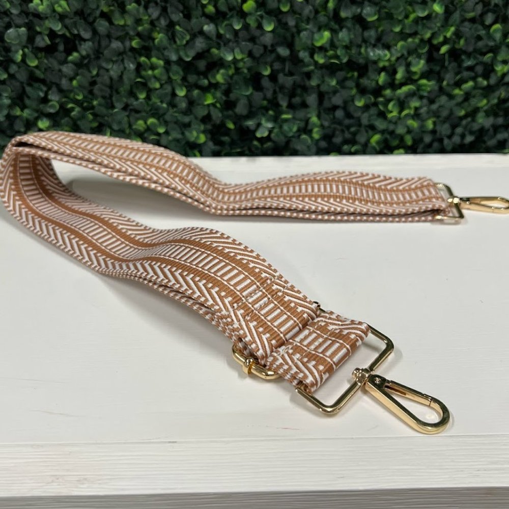 Nude Woven Purse Strap
